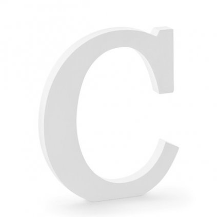 Písmenko stojací dřevěné 20cm "C" 1ks