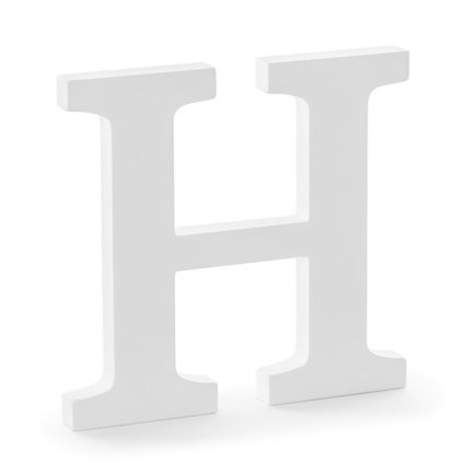 Písmenko stojací dřevěné 20cm "H" 1ks