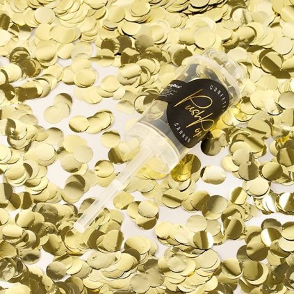 Konfety PushPop gold, 8mm
