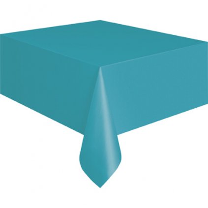 Ubrus plastový Carribean Teal pro obdélníkový stůl 137x274cm