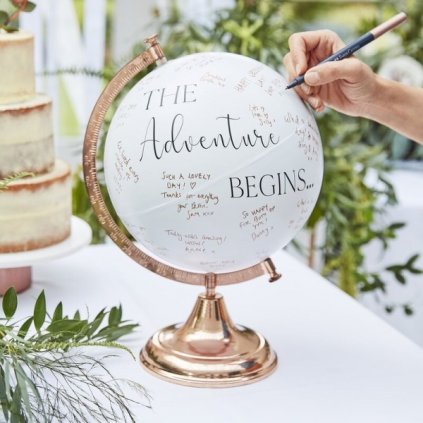 Globus na svatební vzkazy