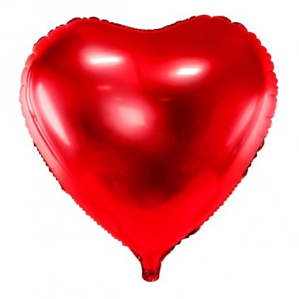 Balónek fóliový Srdce červené 61 cm