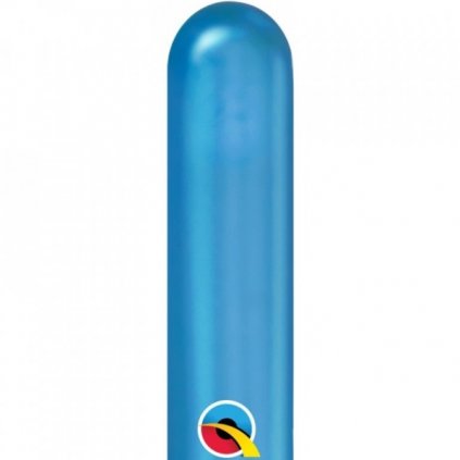 BALÓNEK chromový modelovací modrý 1ks 152x5cm