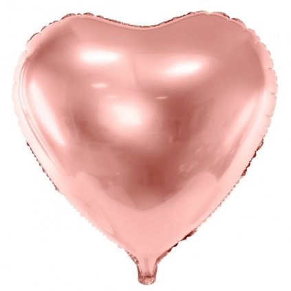 Balónek fóliový Srdce Rose Gold 61 cm