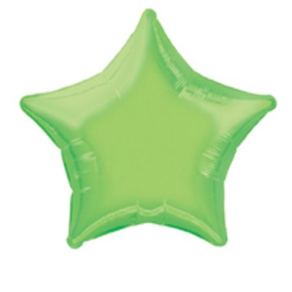 Balónek fóliový Hvězda Lime Green 51 cm