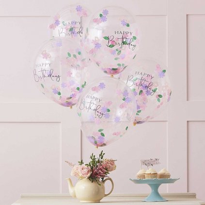 balónky s květinami