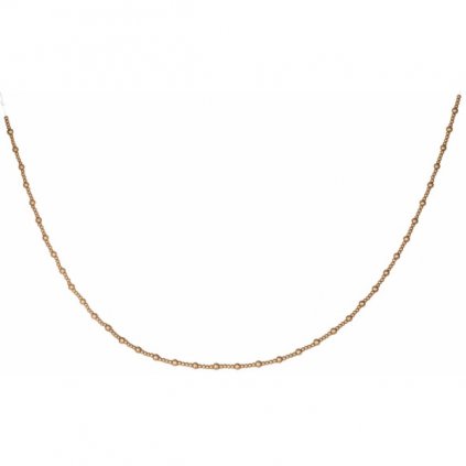 Řetěz korálkový zlatý 3 m