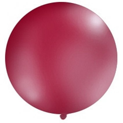 Balón kulatý obří o průměru 1 m  ks  bordo