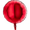 Balon kruhový foliový červený 46cm