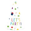 Čepičky na oslavu barevné Let's party! 8ks