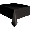 Ubrus plastový černý pro obdélníkový stůl 137x274cm