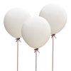 Balony latexové Jumbo bílé 90cm 3ks