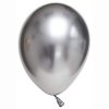 Balónek latexový chromový stříbrný 33 cm 1 ks