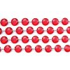 Dekorační řetěz červené krystalky 1m