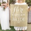 Banner Here Comes Bride.1