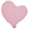 Balónek fóliový Křivé srdce sv. růžové 35 cm 5 ks
