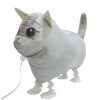 Balónek chodící Kočka bílá 57 cm
