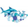 Balónková dekorace - girlanda Žralok 150 x 95 cm