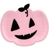 Talíře Pink Halloween dýně 6ks