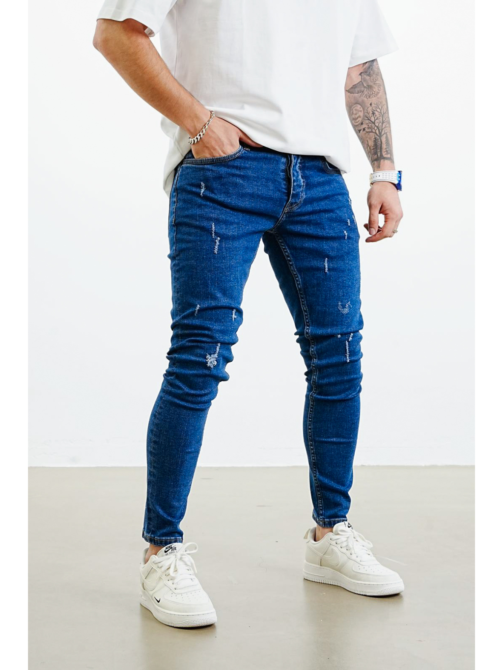 Modré skinny džíny – Indigo Flex
