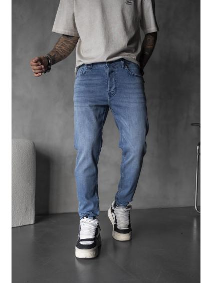 Modré Slim fit džíny MONARCH