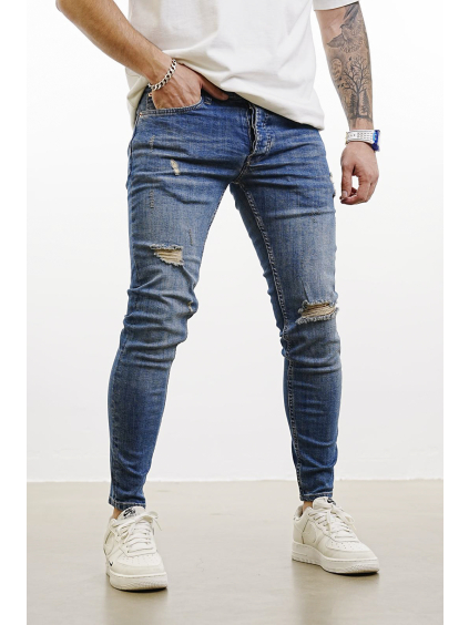 Modré skinny džíny – Rebel Blue