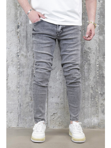 Šedé skinny džíny – Iron Fade