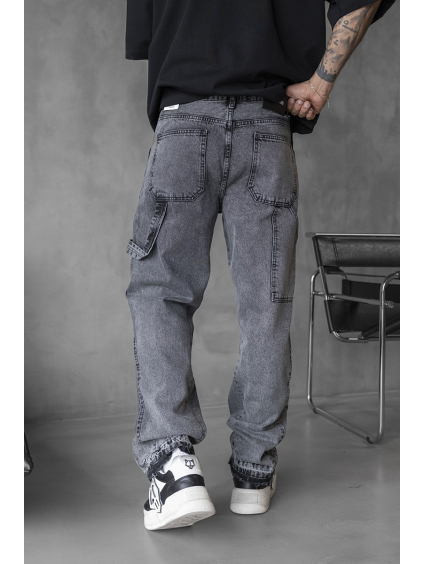 Šedé loose fit džíny Urban Drift