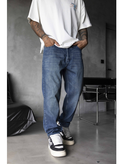 Modré loose fit džíny Indigo Drift