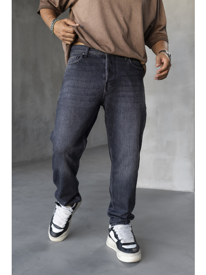 Černé loose fit džíny Norvane