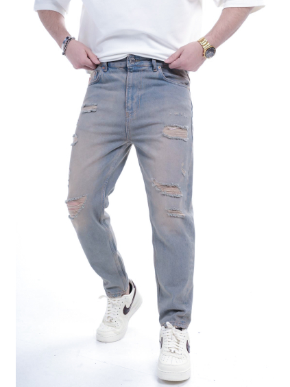 Modré regular fit džíny – Azzurro