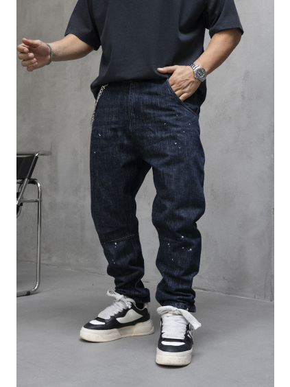 Modré Loose fit džíny NOXIA