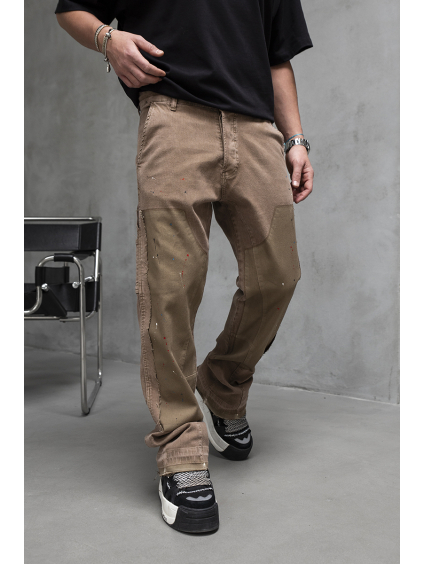 Hnědé loose fit džíny – Brune