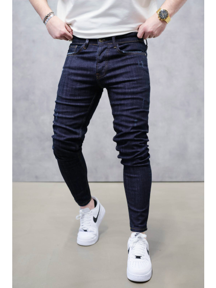 Tmavě modré skinny fit džíny – DANTE
