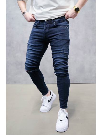 Tmavě modré skinny fit džíny – CAEL