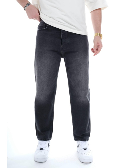 Černé straight fit džíny – KORIN