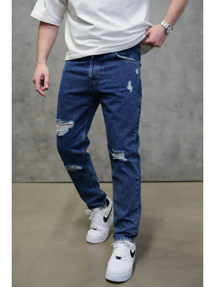 Modré regular fit rifle – ELIAS