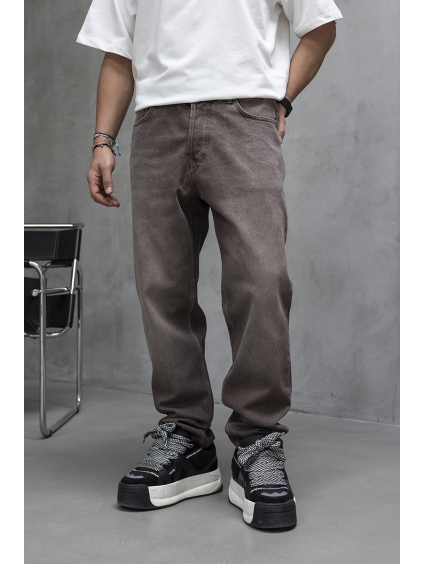 Hnědé loose fit džíny – Street Drift