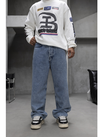 Světle modré baggy džíny – Rapture