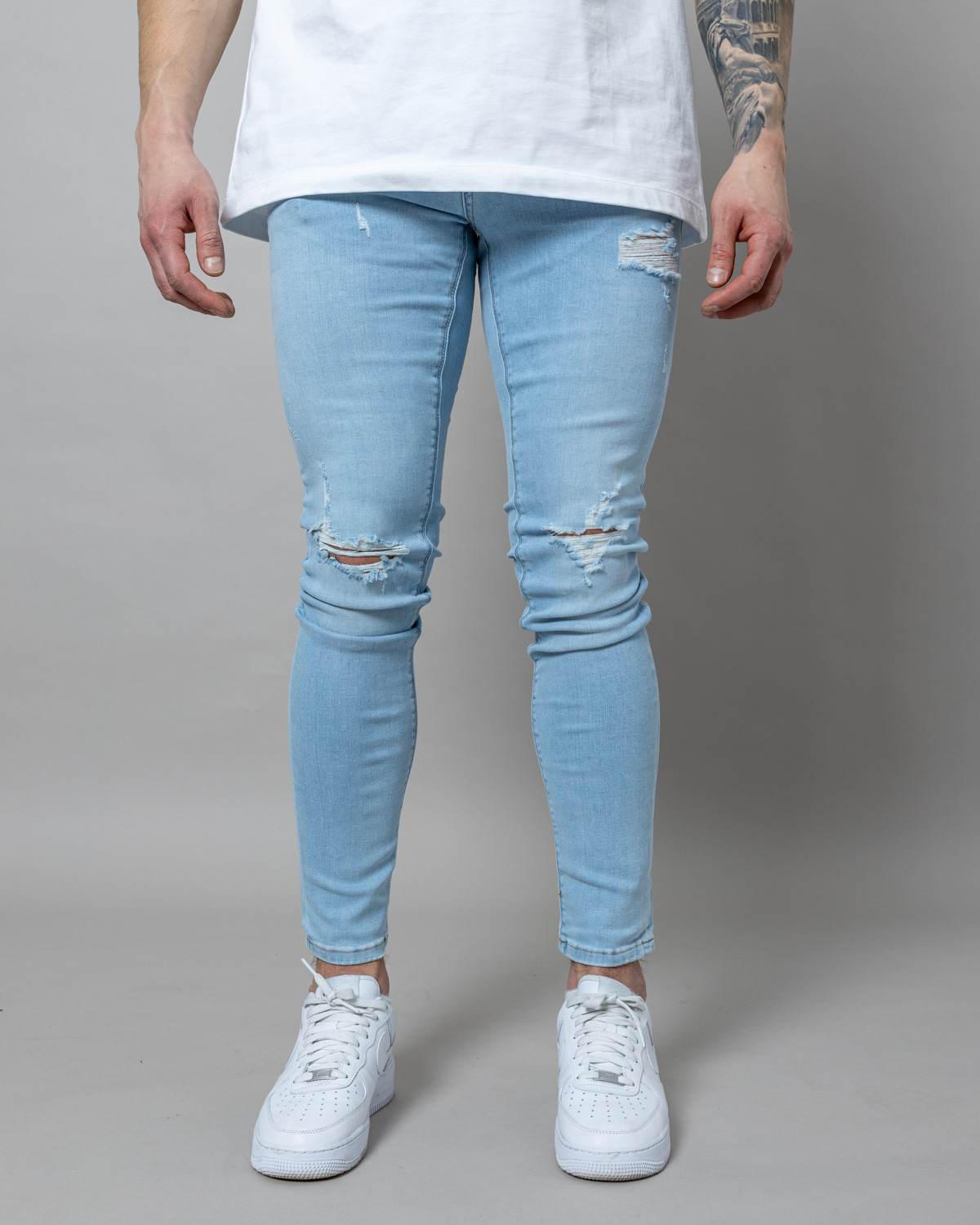 Modré skinny fit džíny FLATTEN Velikost: 29