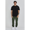 SikSilk Green Khaki Cargo Pants – Khaki cargo kalhoty