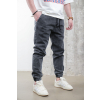 Tmavě šedé jogger fit džíny Horizon