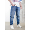 Modré straight fit džíny Firestone