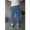 Modré loose fit džíny Luxe