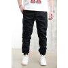 Černé jogger fit džíny Moss