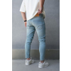 Světle modré skinny fit džíny Skyline Fit