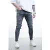Šedé skinny džíny – Ash Ripped