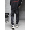 Černé slim fit džíny s distressed efektem Noir