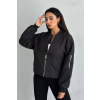 Černá oversized bomber bunda Urban Micro
