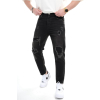 Černé regular fit džíny – Nero Urbano